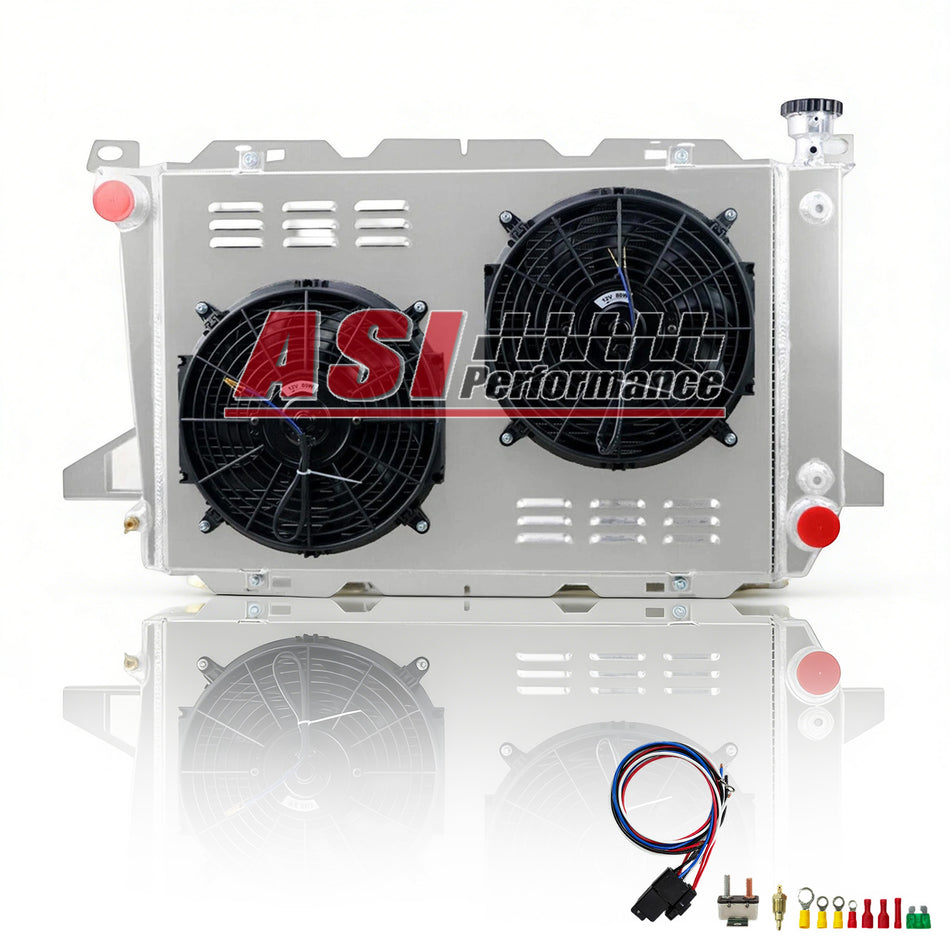 ASI Performance 4 Row Radiator Shroud Fan Relay For 1985-1996 Ford F150/F250/F350 Truck Bronco