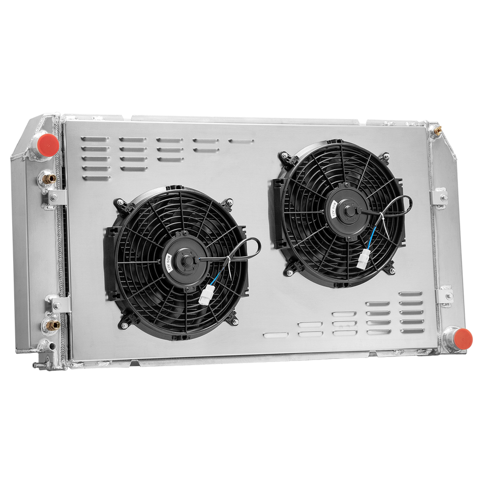ASI Performance 4 ROW CORE Radiator+Shroud Fan FOR 94-2002 Chevy GMC C/K 1500/2500/3500 6.5L V8