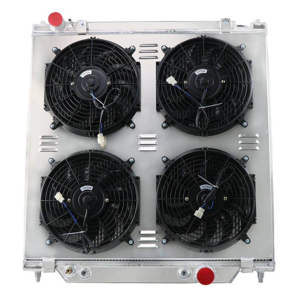 ASI Performance 3 Row Radiator Shroud Fan For 2005-2007 Ford F250 F350 F450 TRUCK 6.0L 6.8
