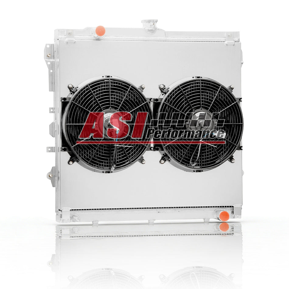 ASI Performance 4 Row Radiator+Shroud Fan fit 07-2013 Toyota Tundra / 08-2014 Sequoia 4.6L 5.7L