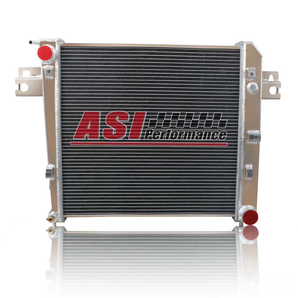 ASI Performance 4 Row Aluminum Radiator For 2002-2006 Jeep Liberty 3.7L V6 GAS