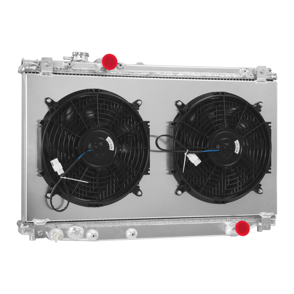 ASI Performance 3 Row Radiator Shroud Fan FOR 1993-1998 96 Toyota Supra Jza80 2Jz-Gte TURBO MT.