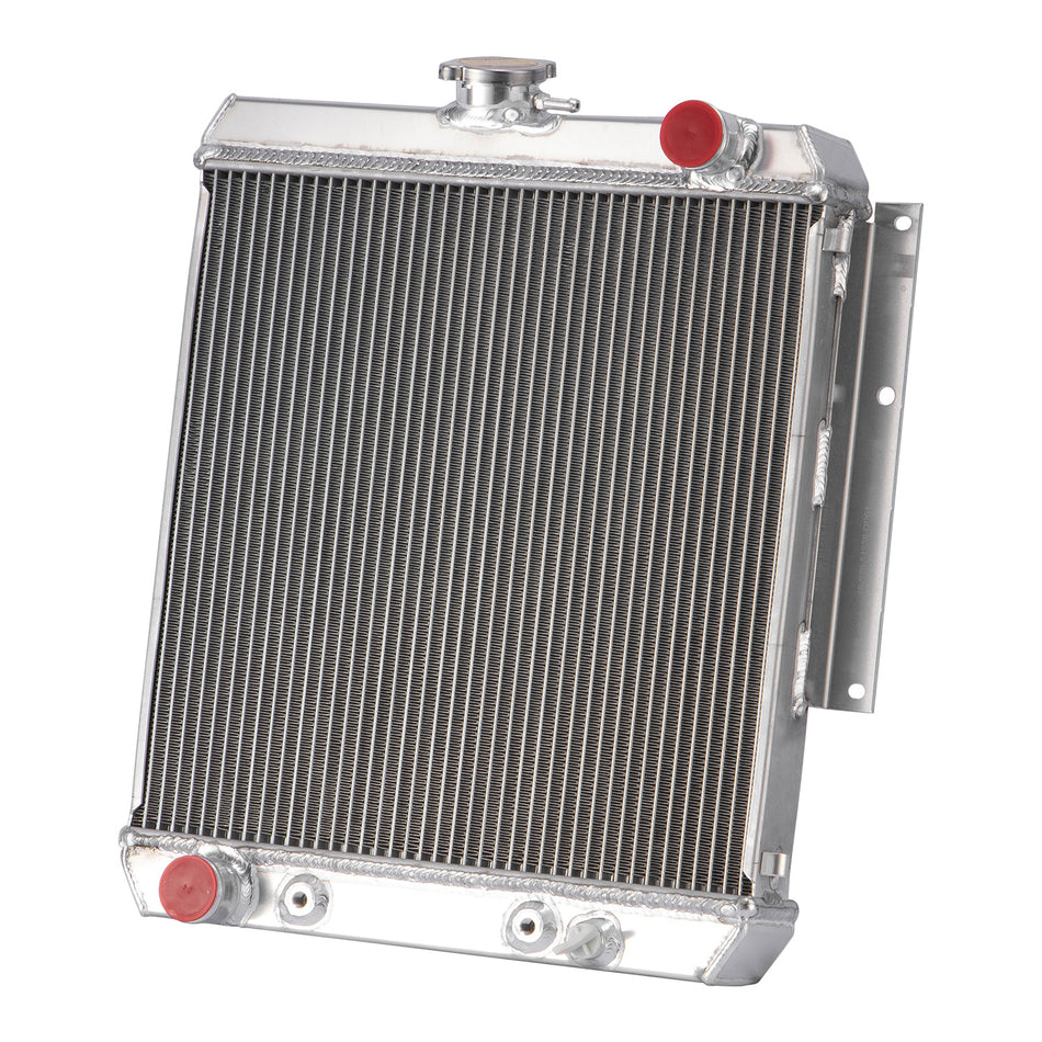 ASI Performance 3 Row Aluminum Radiator For 1966-1974 Jeep DJ5 Car 3.8L 4.2L L6 Engine