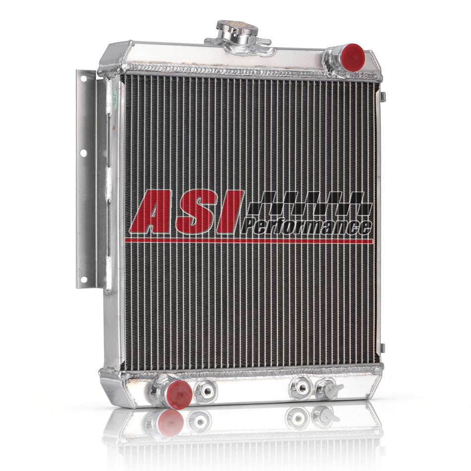 ASI Performance 3 Row Aluminum Radiator For 1966-1974 Jeep DJ5 Car 3.8L 4.2L L6 Engine