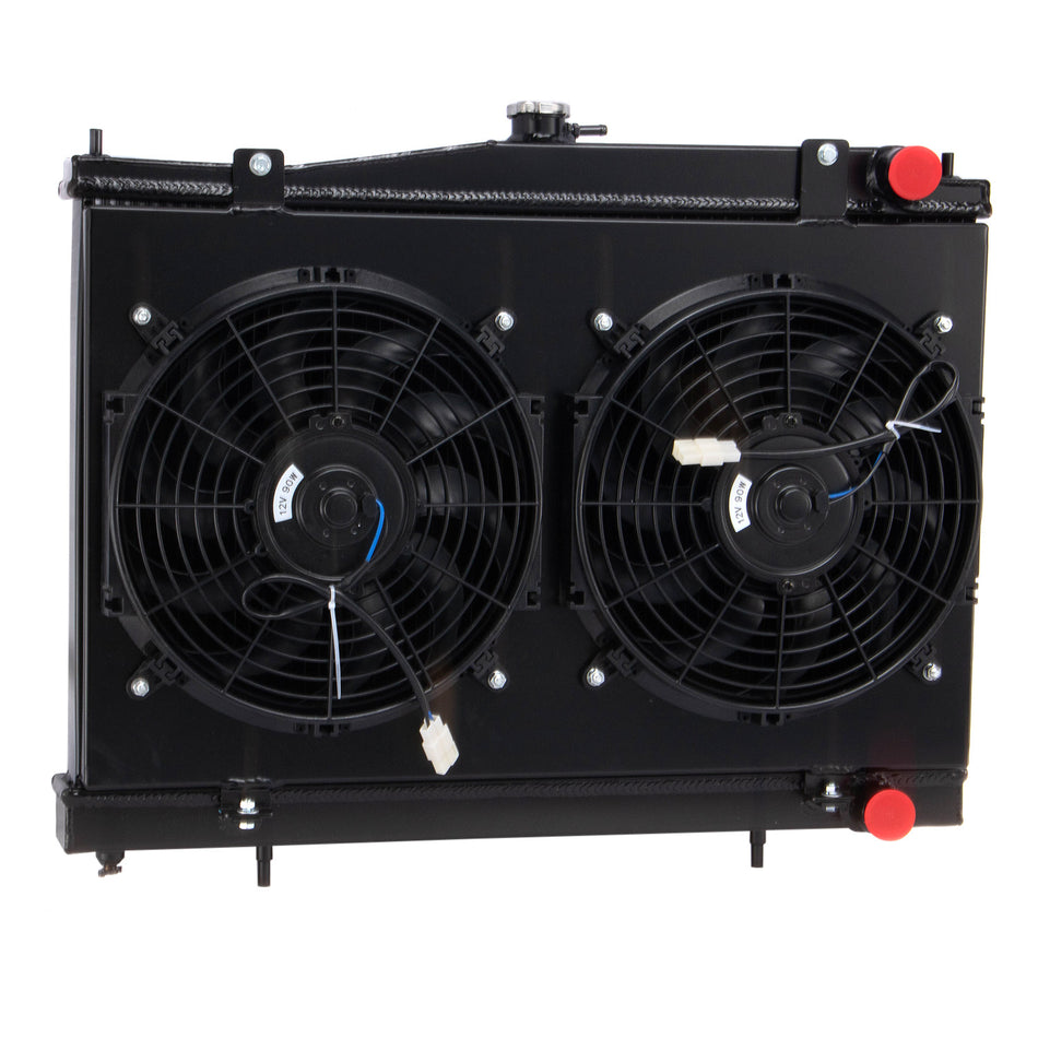 ASI Performance 3Row Radiator Shroud Fan For 1994-1998 NISSAN SKYLINE R33 R34 GTR GTS-T RB25DET,
