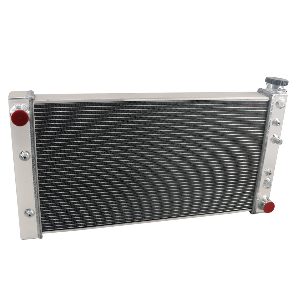 ASI Performance 3 Row Aluminum Radiator For 1982 83-1994 Chevy S10 GMC S15 Jimmy SBC 350 V8 Swap