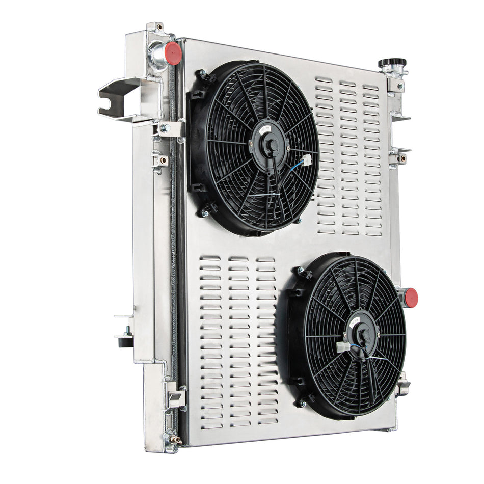 ASI Performance For 2010-12 Dodge Ram 2500/3500/4500 Cummin Diesel 6.7L 3Row Radiator+Shroud Fan
