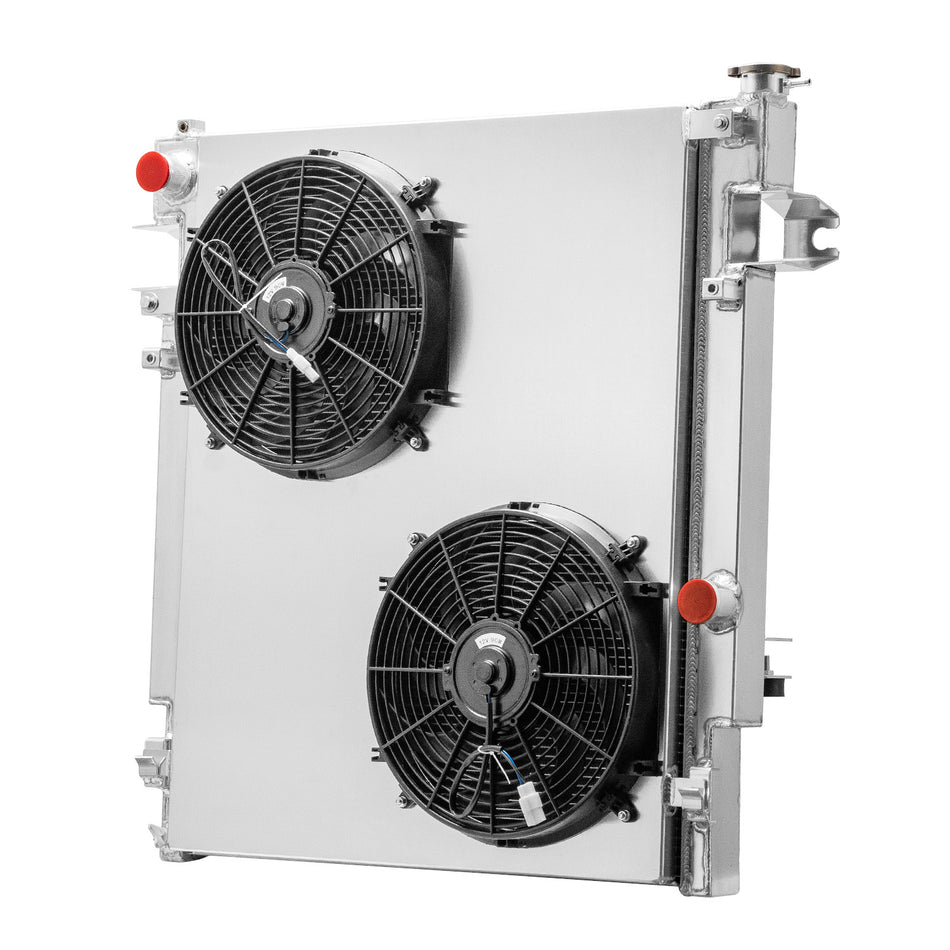 ASI Performance 3-Row Radiator Shroud+Fan fit 2010-12 Dodge Ram 2500/3500/4500/5500 6.7L L6 US