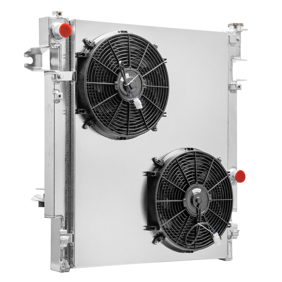 ASI Performance 3-Row Radiator Shroud+Fan fit 2010-12 Dodge Ram 2500/3500/4500/5500 6.7L L6 US
