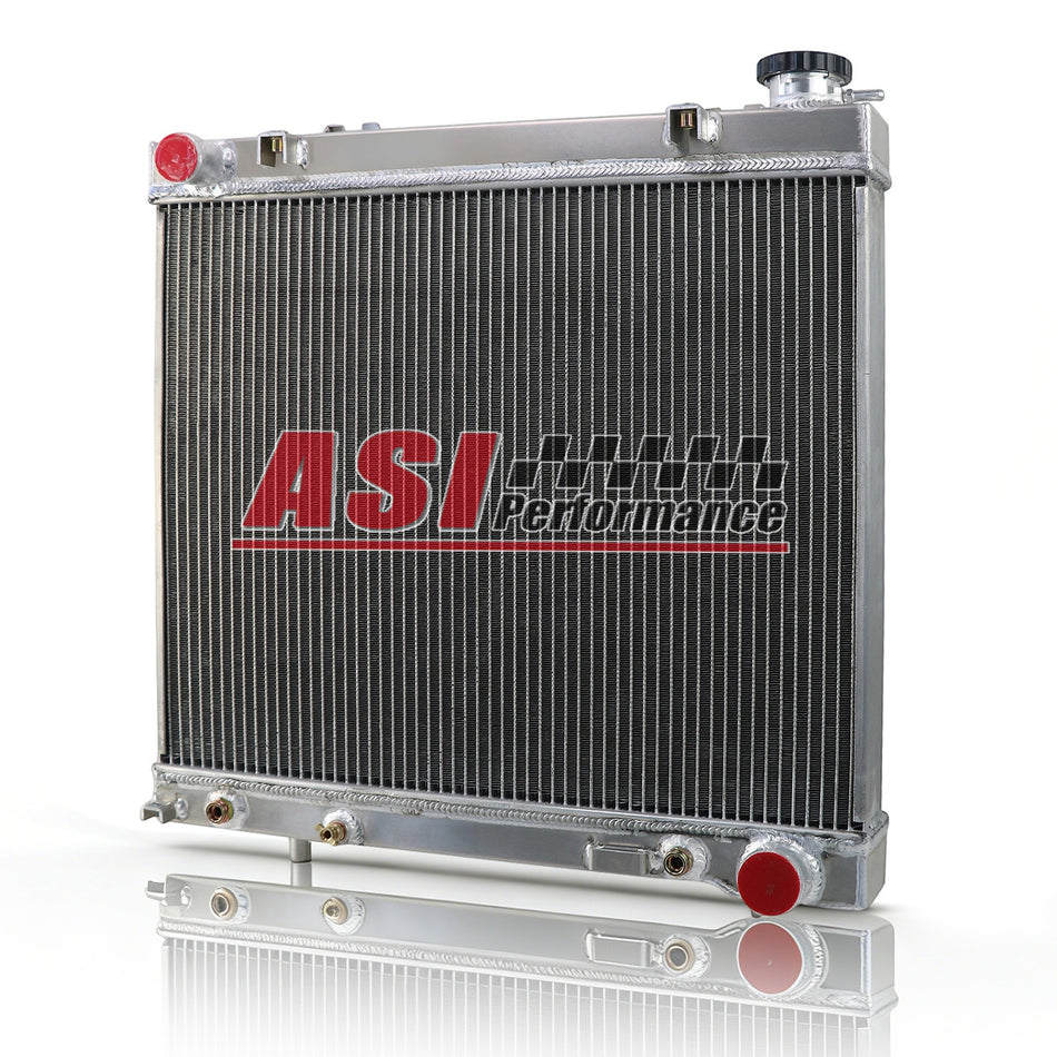 ASI Performance 4 Row Aluminum Radiator Fits 2005-2012 Dodge Dakota Mitsubishi Raider 3.7L 4.7L