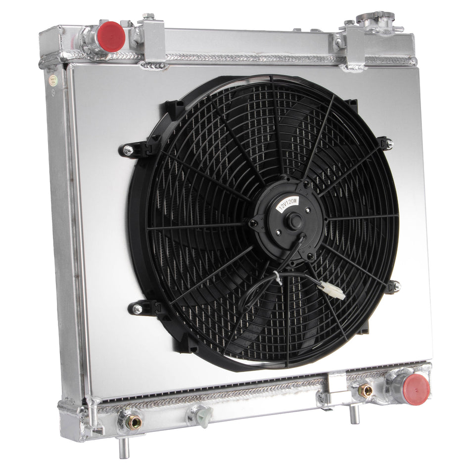 ASI Performance 4 Row Radiator Shroud Fan for 2005-12 Dodge Dakota 06-09 Mitsubishi Raider 3.7L