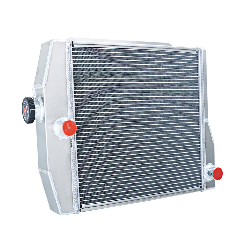 ASI Performance 4-Row Radiator for 1955-1973 Willys / Jeep CJ5 CJ6 w/ F-Head 134 4-Cyl Engine