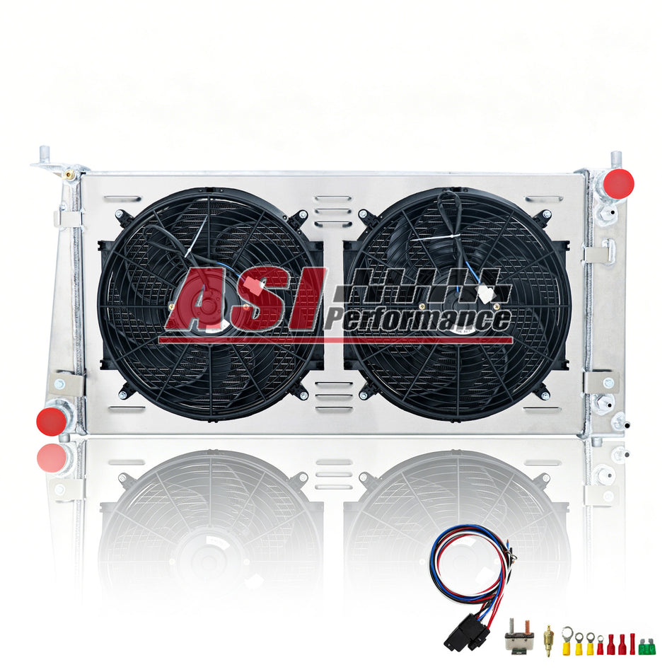 ASI Performance 3 Row Radiator Shroud Fan For 1999-03 Ford F150 F250 F350/Lincoln Navigator 5.4L