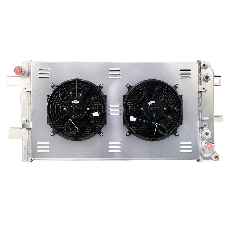 ASI Performance 4 Row Radiator Shroud Fan For 01-05 Chevy Silverado GMC Sierra 2500 3500 HD 6.6L