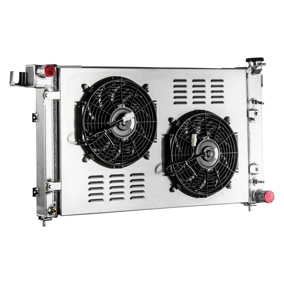 ASI Performance 3 Row Radiator Shroud Fan For 1998-2002 Dodge Ram 2500 3500 1500 5.9L V8