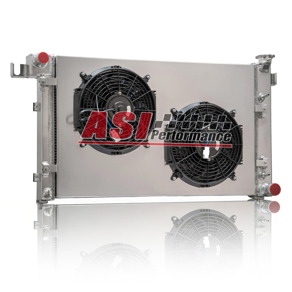 ASI Performance 3-Row Radiator&Shroud Fan For 1994-2002 Dodge Ram 1500 2500 3500 3.9 5.2 5.9L V8
