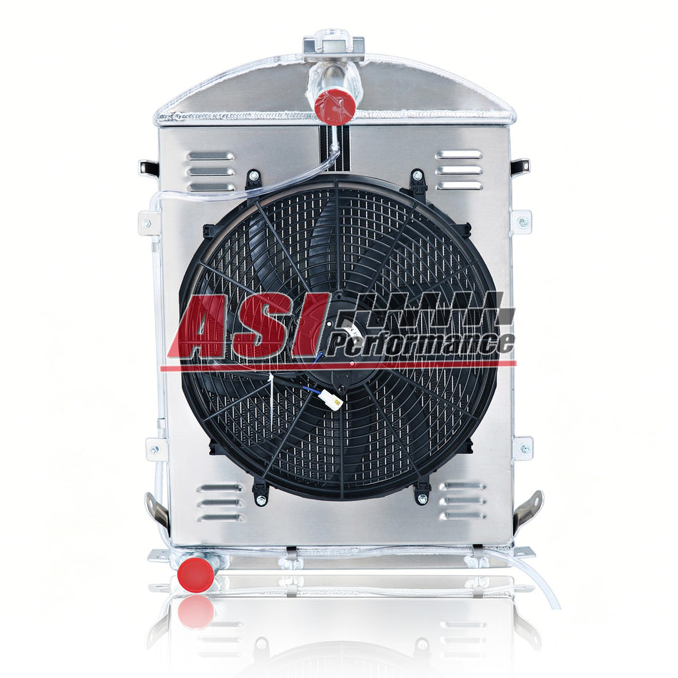 ASI Performance 4 Row Radiator Shroud Fan For Ford Model AA Double A 3.3 Heavy Duty 1930 1931