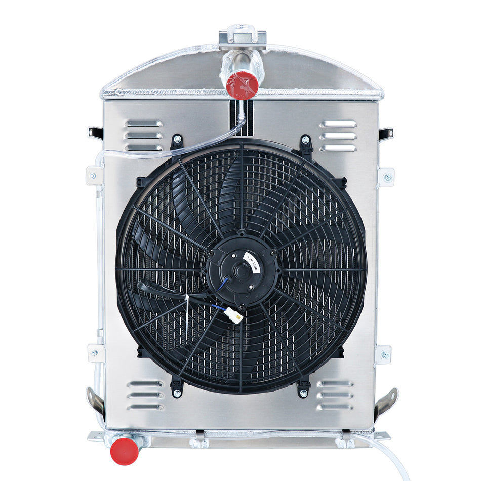 ASI Performance 4 Row Radiator Shroud Fan For Ford Model AA Double A 3.3 Heavy Duty 1930 1931