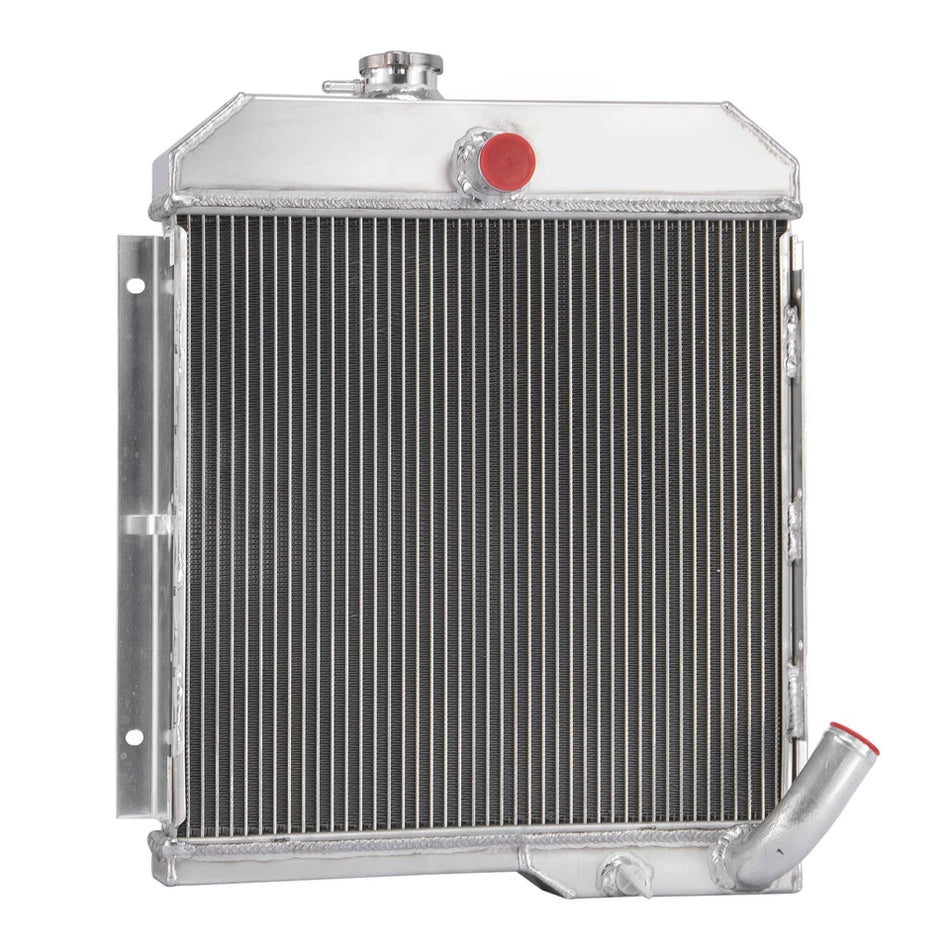 ASI Performance Aluminum 4 Row Radiator For Jeep CJ5 DJ5 DJ6 3.7L Buick V6 Engine MT 1965-1971