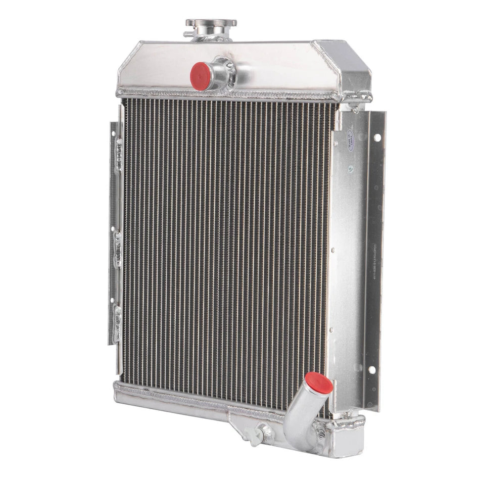 ASI Performance Aluminum 4 Row Radiator For Jeep CJ5 DJ5 DJ6 3.7L Buick V6 Engine MT 1965-1971