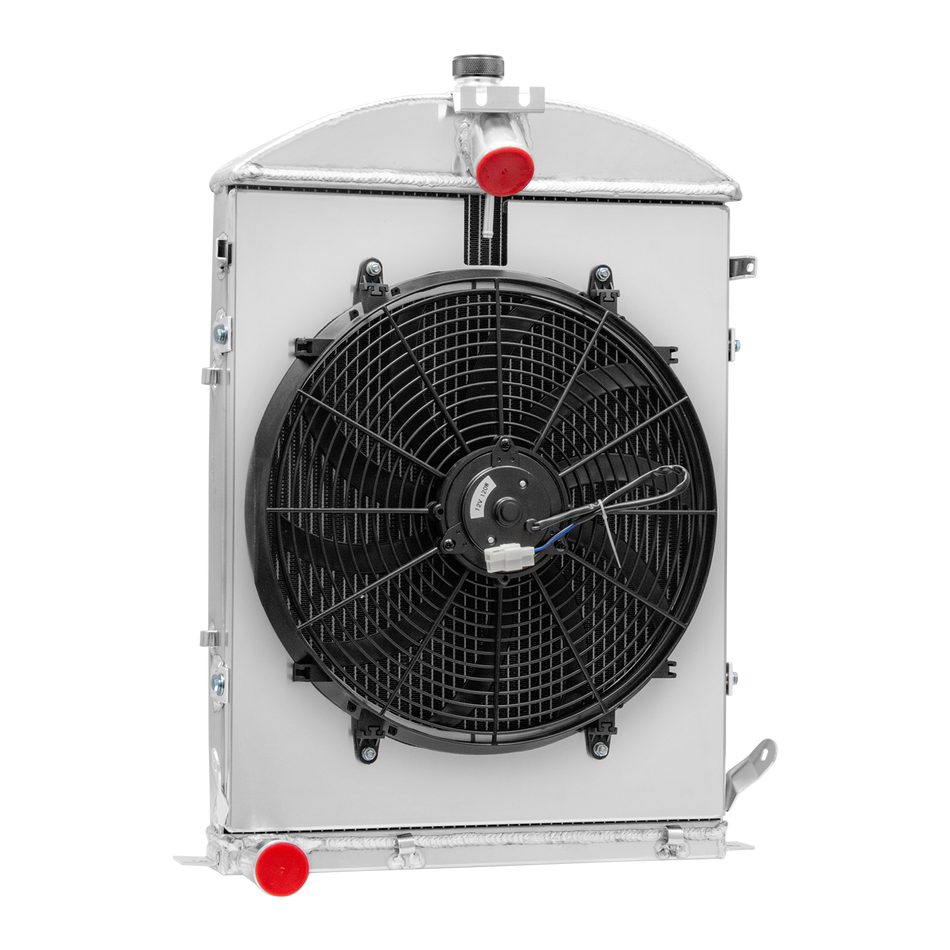 ASI Performance 3 Row Radiator Shroud Fan Fits 1930/1931 Ford Model AA Double A Heavy Duty 3.3L