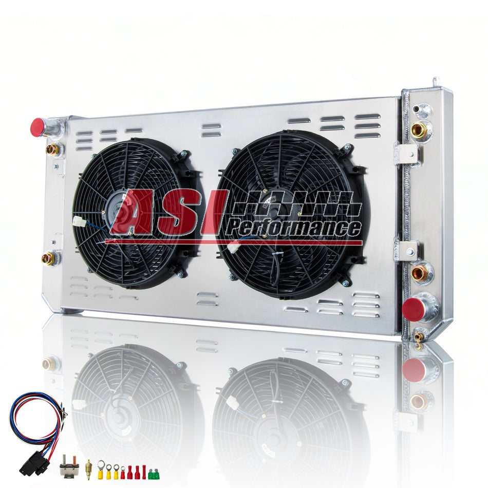 ASI Performance 3 Row Radiator Shroud Fan Relay For 2003-2009 Chevy GMC C4500 C5500 C6500 Kodiak