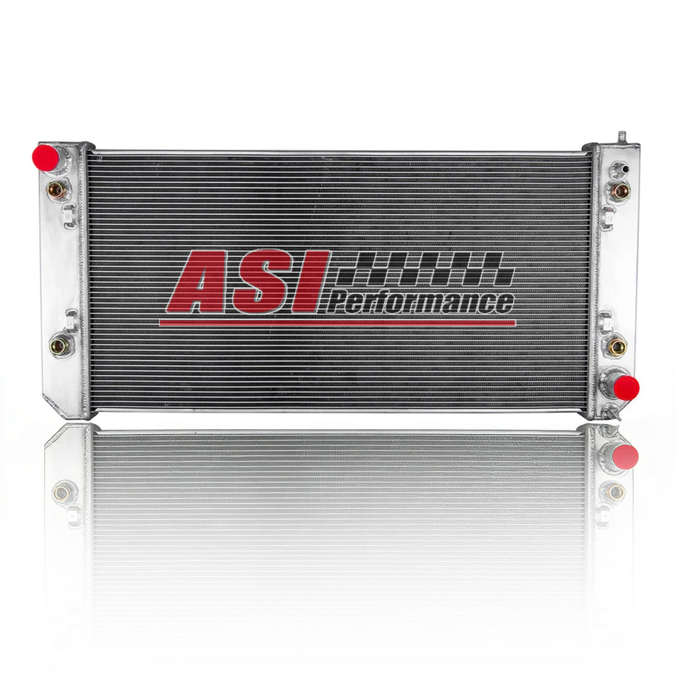 ASI Performance 4 Row Aluminum Radiator For 2003-2007 05 Chevy GMC Kodiak Topkick 7.2L 7.8L 8.1L