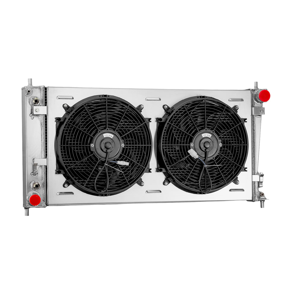 ASI Performance 3Row Radiator+Shroud Fan+Relay For 04-08 Ford F150 Expedition Lincoln 4.6L AT