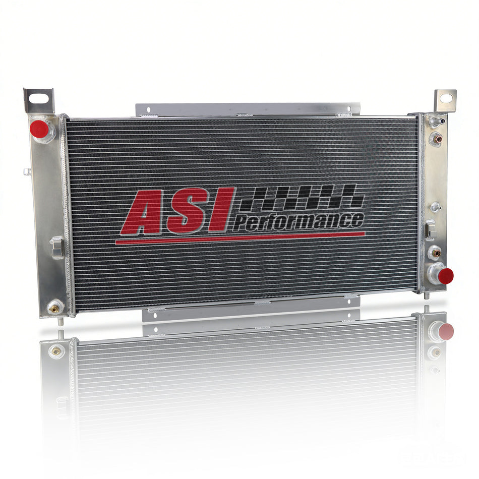 ASI Performance 4 Rows Radiator For Chevy Silverado Tahoe /GMC Yukon /Cadillac Escalade V8 02-11
