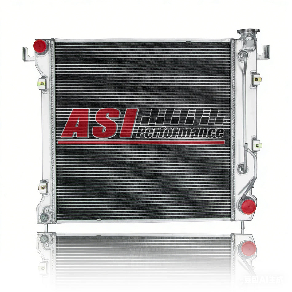 ASI Performance 4 Rows Aluminum Radiator For 1997-1999 Dodge Dakota 1998-2000 Durango 3.9L/5.2L