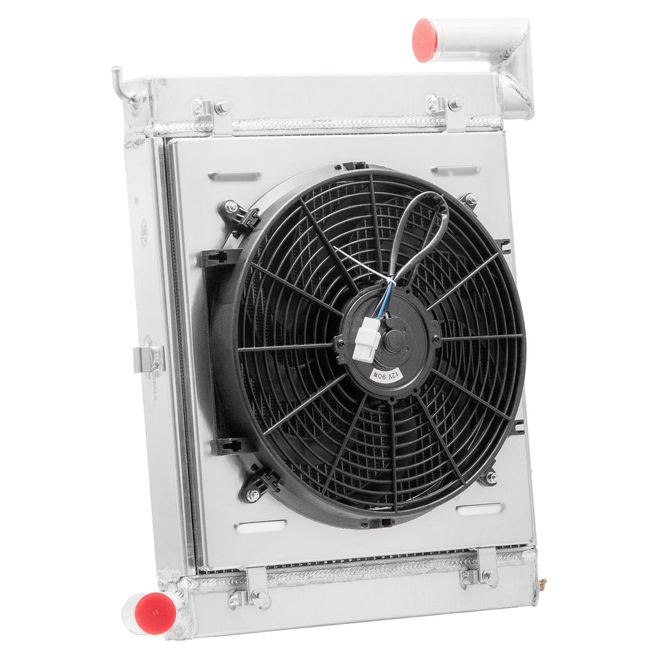 ASI Performance 3-Row Radiator Shroud+Fan Fit 1963-72 Chevy Corvette 5.3L 5.4L V8 Small Block US