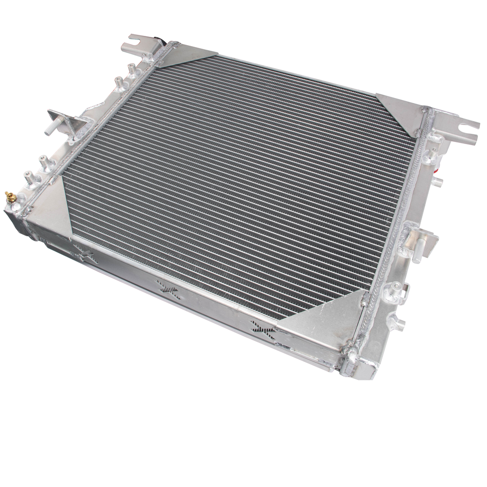ASI Performance 4ROW Radiator+Shroud Fan+Relay For 2007-15 Jeep Wrangler JK 3.6L 3.8L V6 Engines