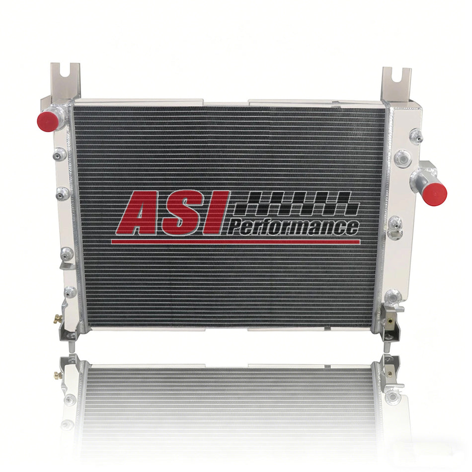 ASI Performance 4-Row Aluminum Radiator For 2000-2004 01 Dodge Dakota Durango 3.7 3.9L 4.7L 5.9L