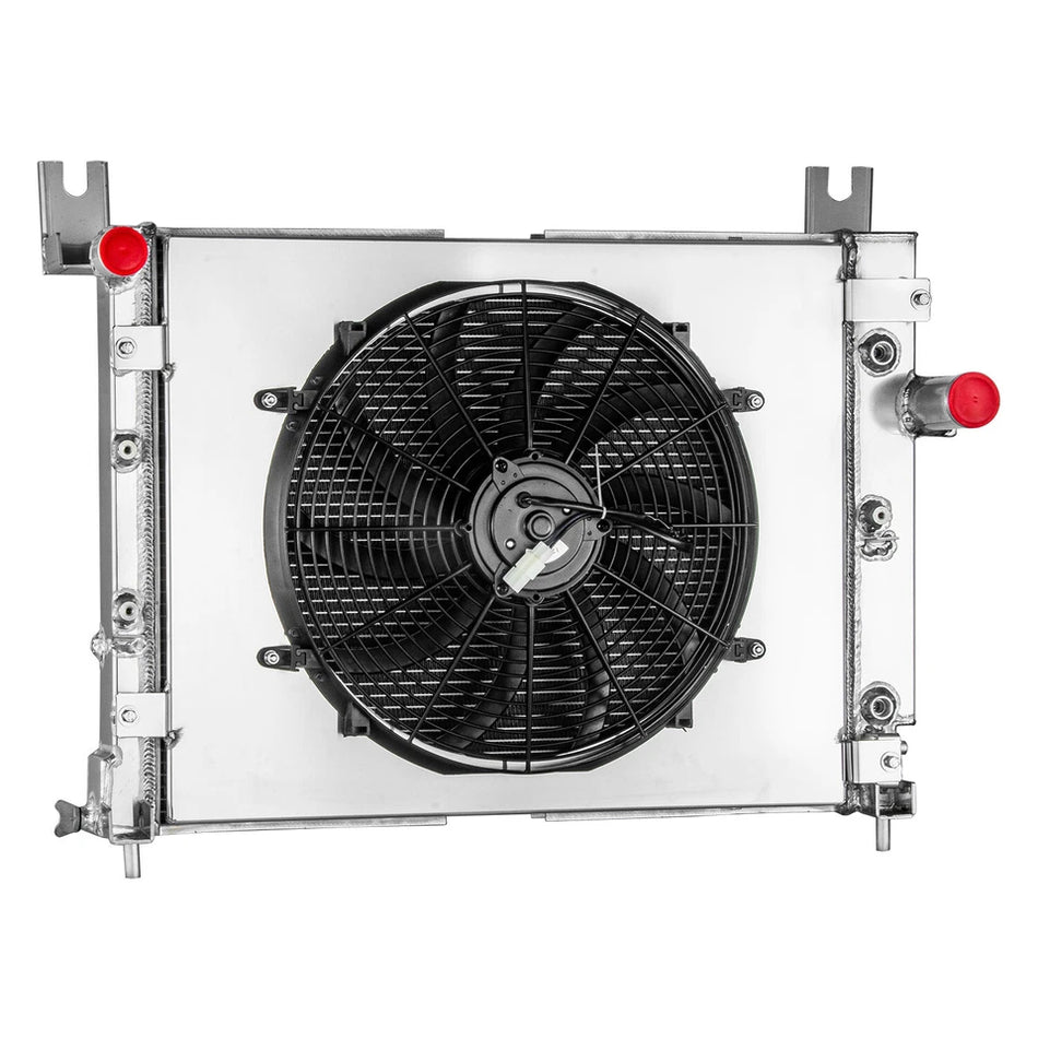ASI Performance 4Row Radiator Shroud Fan Fit 2000-2004 Dodge Dakota/2000-2003 Durango 4.7L 5.9L.