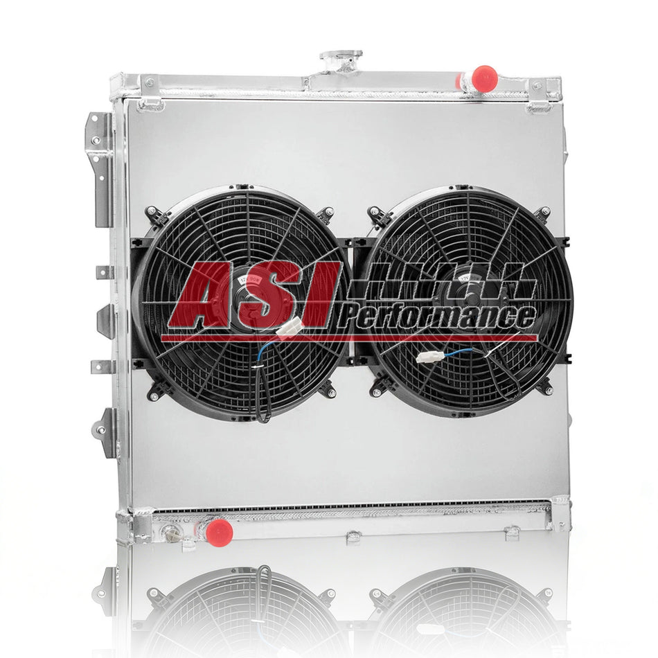 ASI Performance 3-Row Aluminum Radiator Shroud Fan For 2007-2014 Toyota Tundra 4.0L V6 Engine