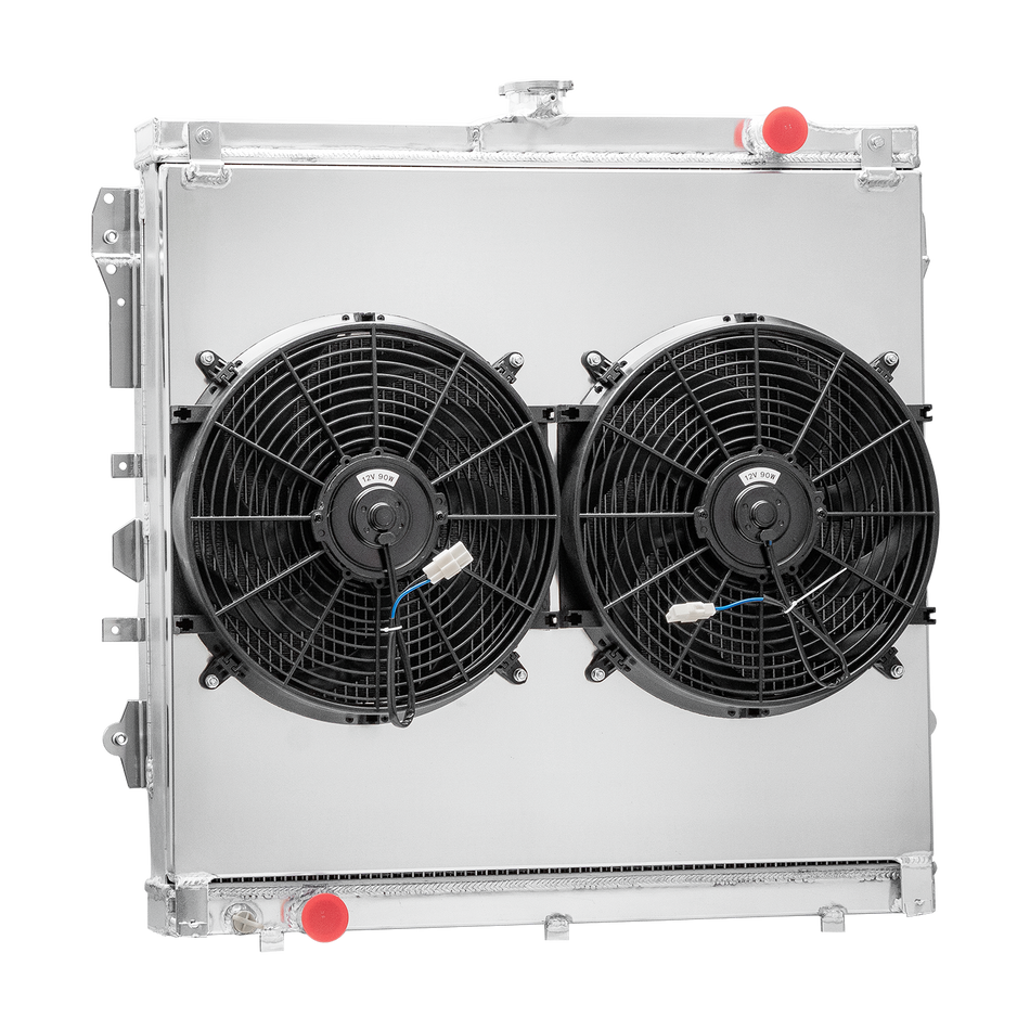 ASI Performance 4 Row Radiator with Shroud Fan For 2007-2014 Toyota Tundra 4.0L V6