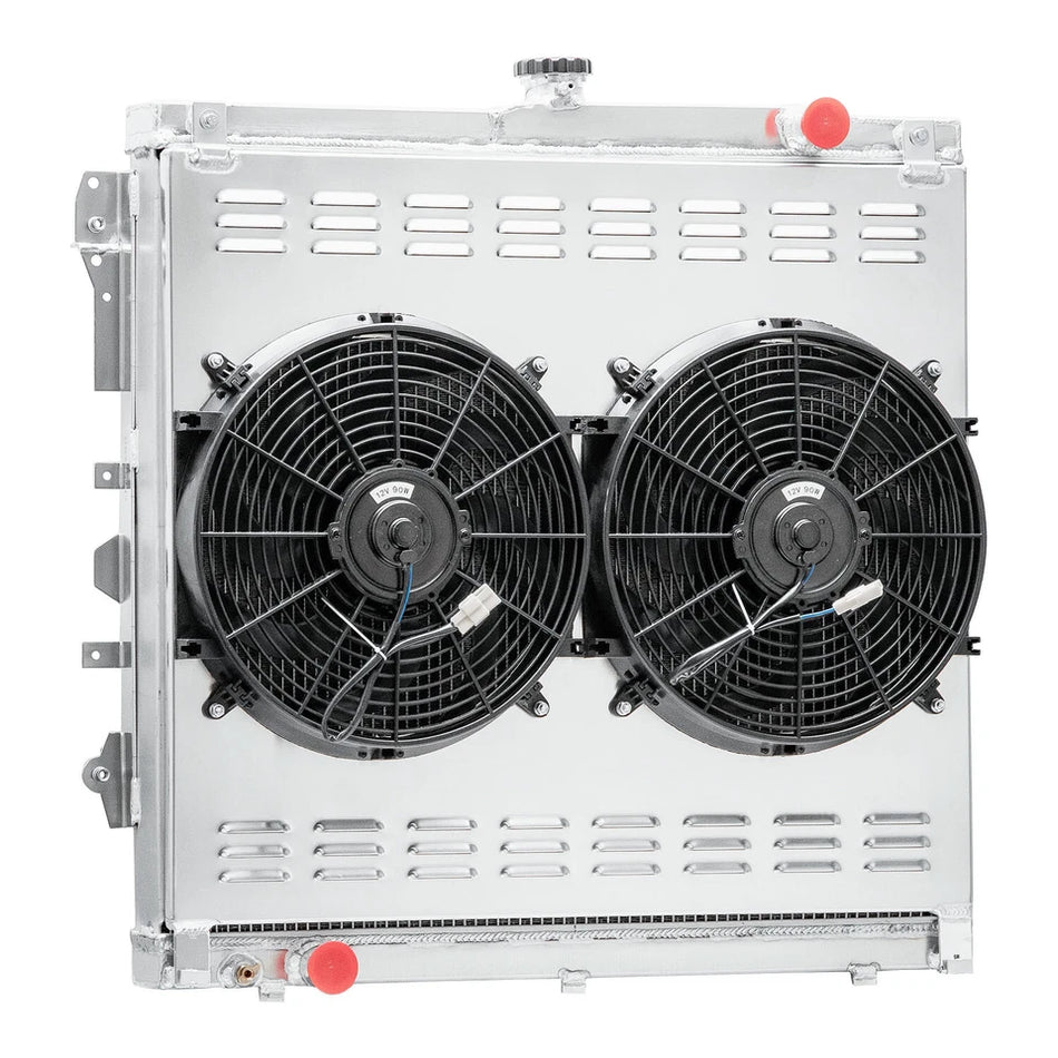 ASI Performance 4 Rows Aluminum Radiator Shroud Fan For 2007-2014 Toyota Tundra 4.0L V6 Engine