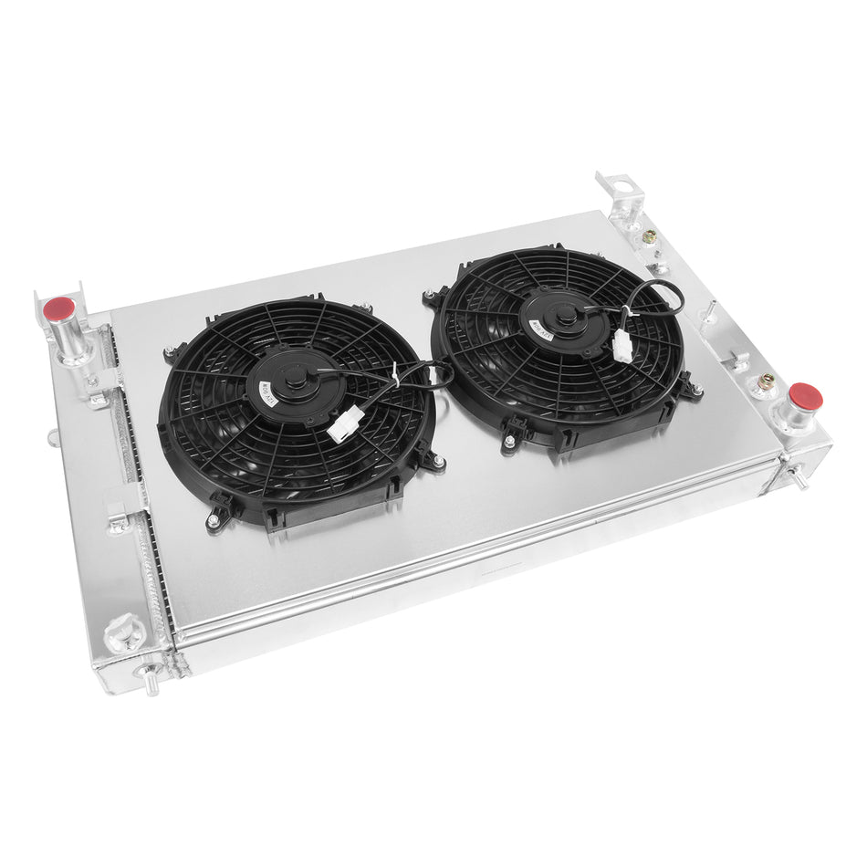 ASI Performance 4-Row Radiator&Shroud Fan for 99~2013 Chevy Silverado 1500 Tahoe/GMC Sierra 1500