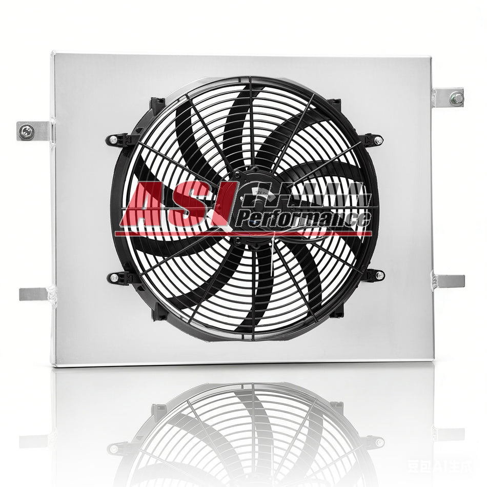 Asi Performance Aluminum Shroud Electric Fan For 2004-2009 Dodge Ram 1500 2500 3500 5.7L V8