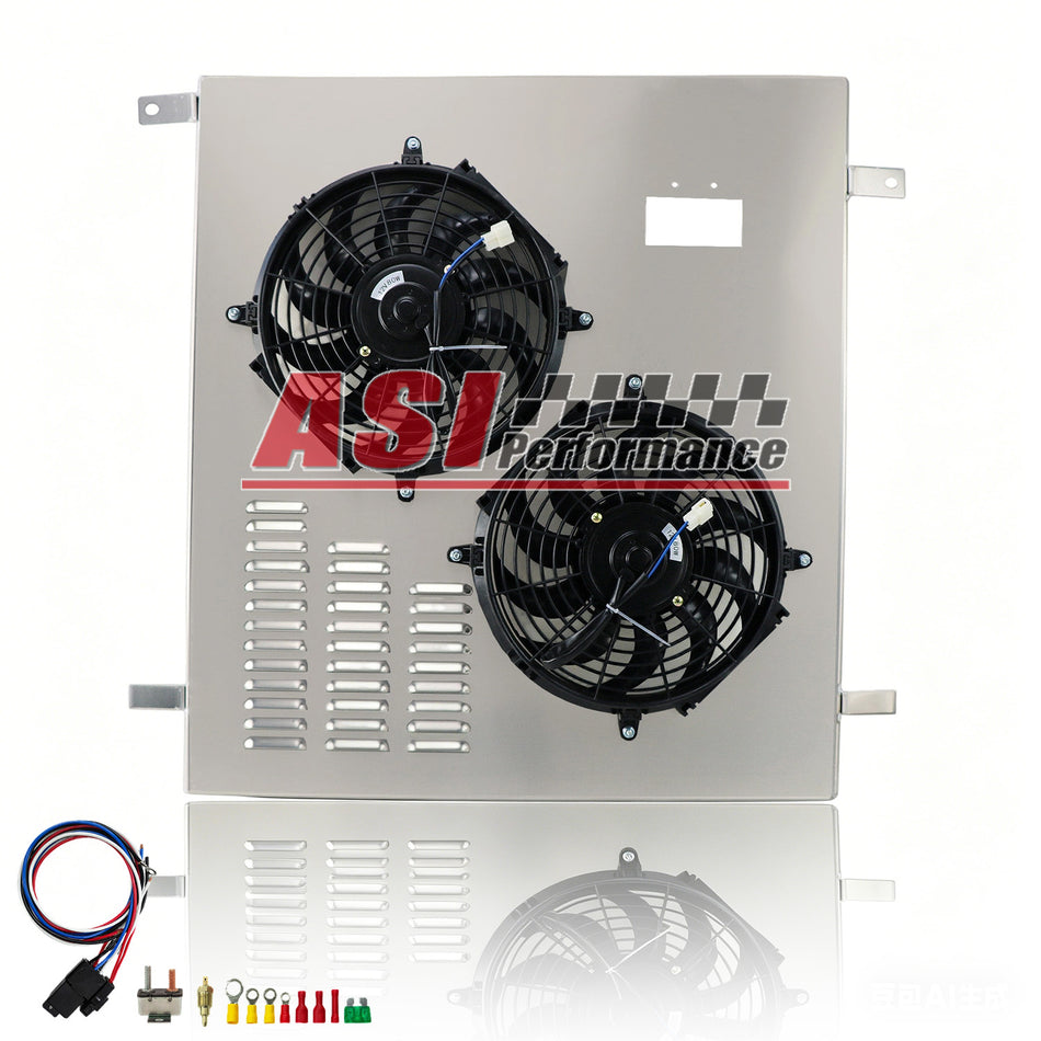 ASI Performance Radiator Shroud&Fan Fit 2003-2009 04 Dodge Ram 2500 3500 5.9l /6.7l Cummins