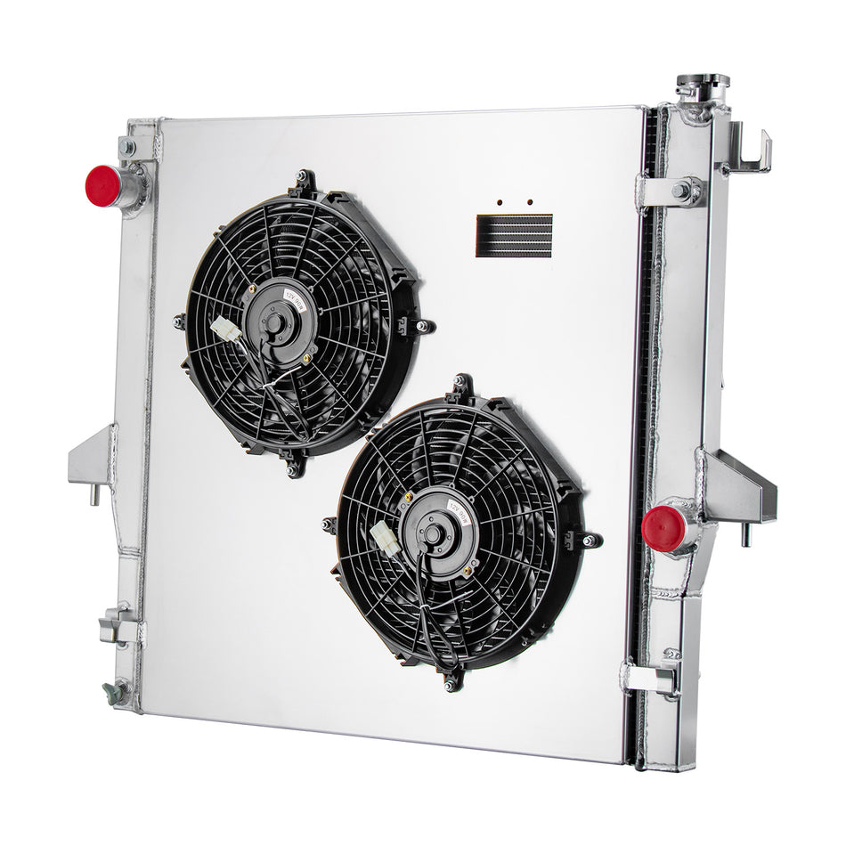 ASI Performance 3 Row Radiator+Shroud Fan Fit 2003-2010 Dodge 2500 3500 5.9L 6.7L L6 Diesel MT