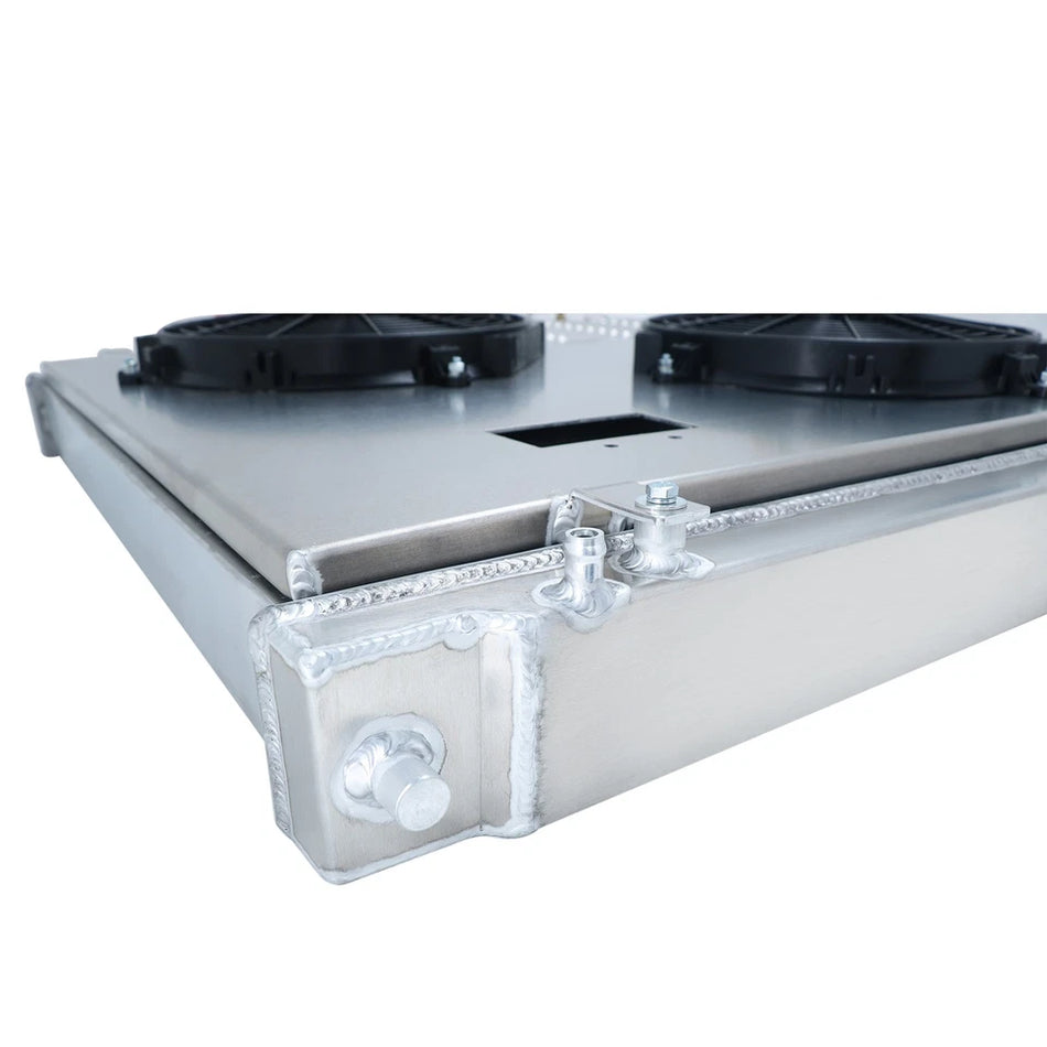 ASI Performance 3 Row Radiator Shroud Fan For 99-2005 Ford F250 F350 F450 6.8L 7.3L Powerstroke