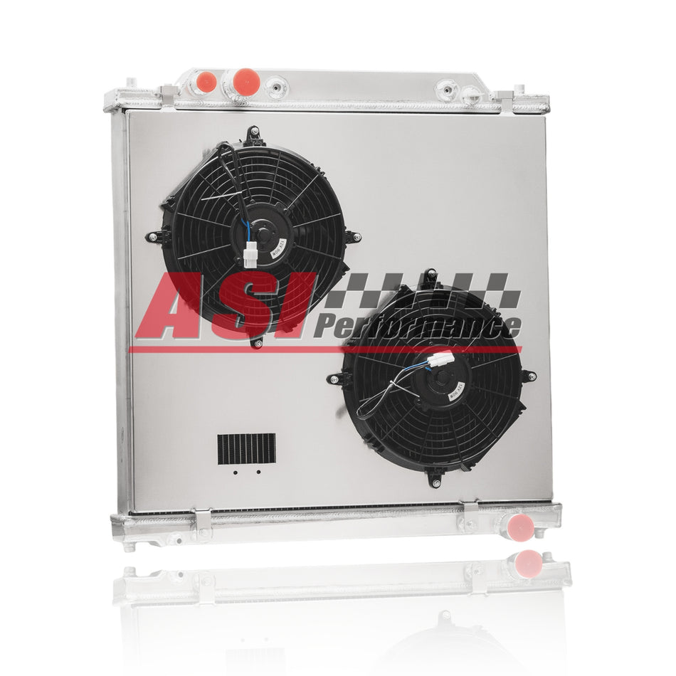 ASI Performance 3-Row Radiator Shroud Fan For Ford F-250 F-350 F450 Powerstroke 6.8L 7.3L 99-05