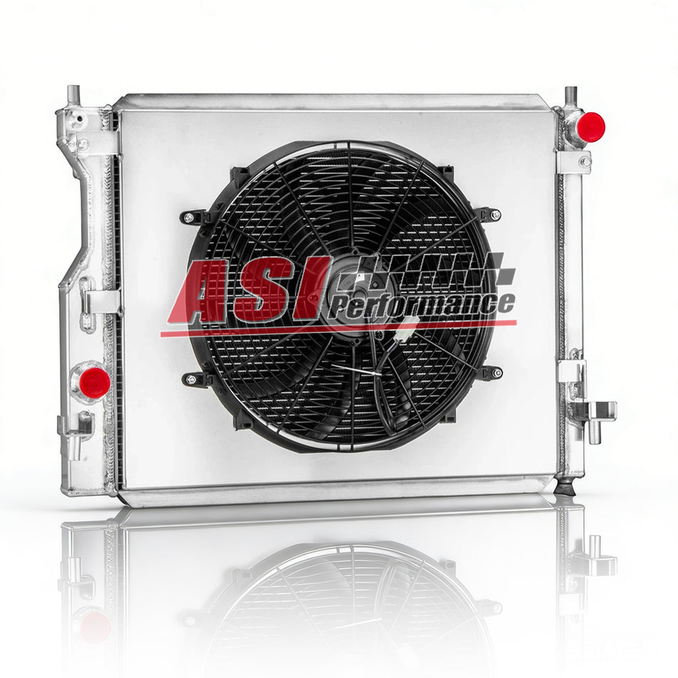 ASI Performance 4 Row Radiator Shroud Fan For 2005-2014 Ford Mustang 3.7 4.0 5.0 4.6 5.0L V6 V8