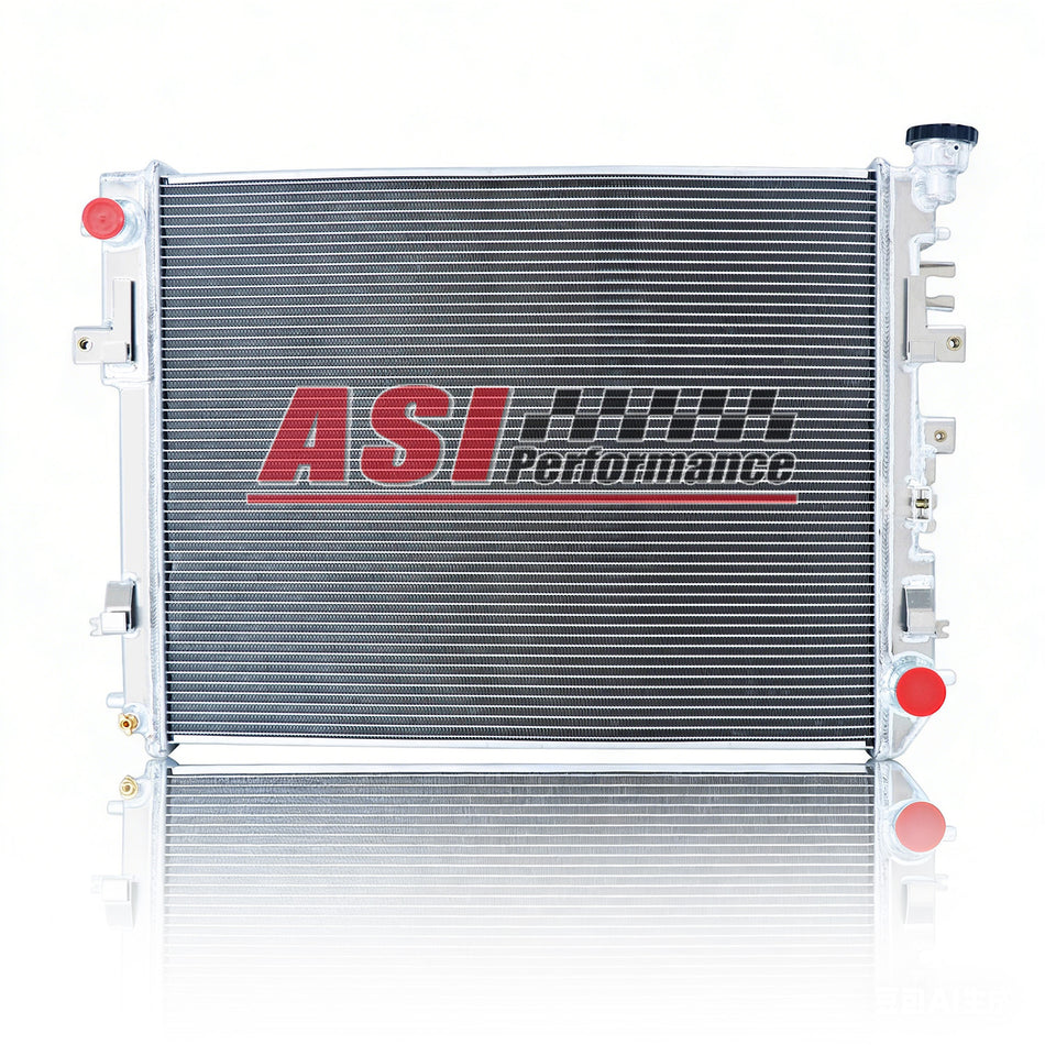 ASI Performance 4 Row Aluminum Radiator For 2009-2018 Ram 1500 2500 3500 3.0L 3.6L 3.7L 4.7L 5.7L 6.4L 35-3/7 W x 23-5/8 H