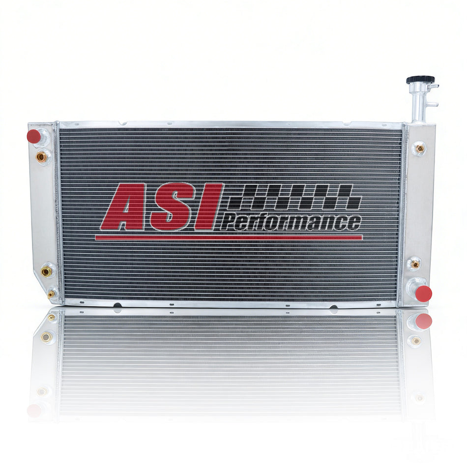 ASI Performance 4 Row Radiator For 2004-16 Chevy Express Van 2500 3500 GMC Savana V8 4.8L 6.0L 6.6