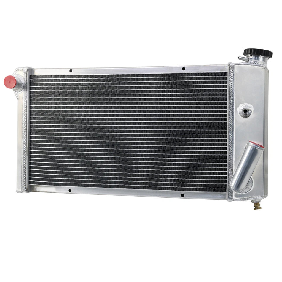 ASI Performance 4 Rows Radiator fits 1971-1977 Chevy Vega;1975-1976 Pontiac Astre 2.0L/2.3L 62mm