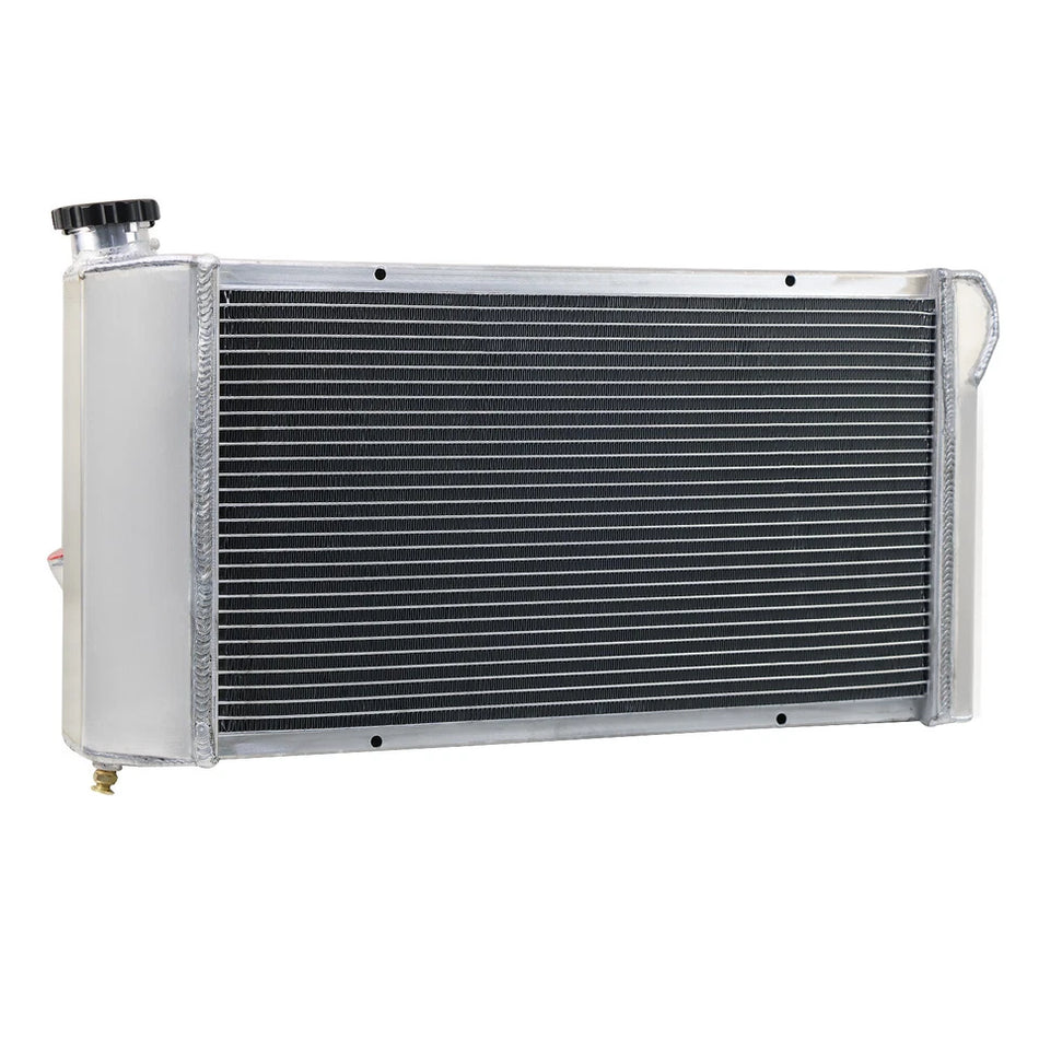 ASI Performance 4 Rows Radiator fits 1971-1977 Chevy Vega;1975-1976 Pontiac Astre 2.0L/2.3L 62mm