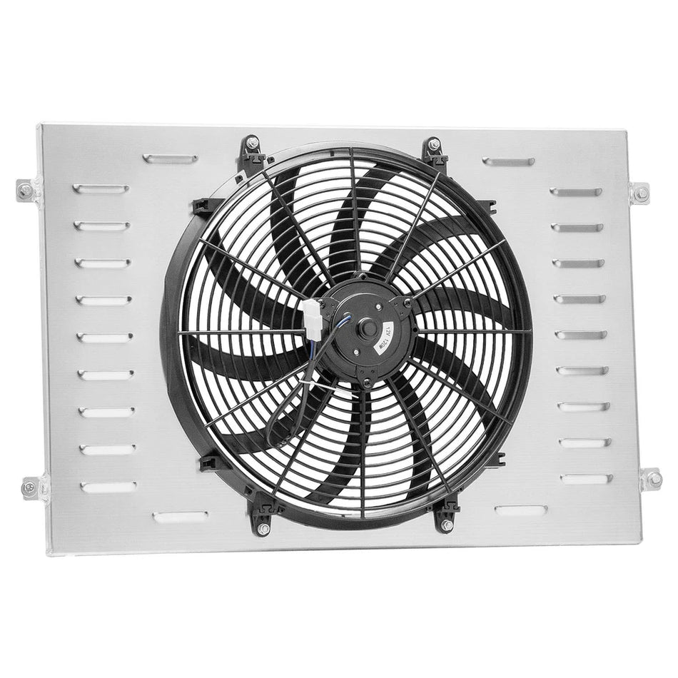 ASI Performance Aluminum Radiator Fan Shroud+Relay Kit For 73-74 DODGE CORONET CHARGER 7.2L.