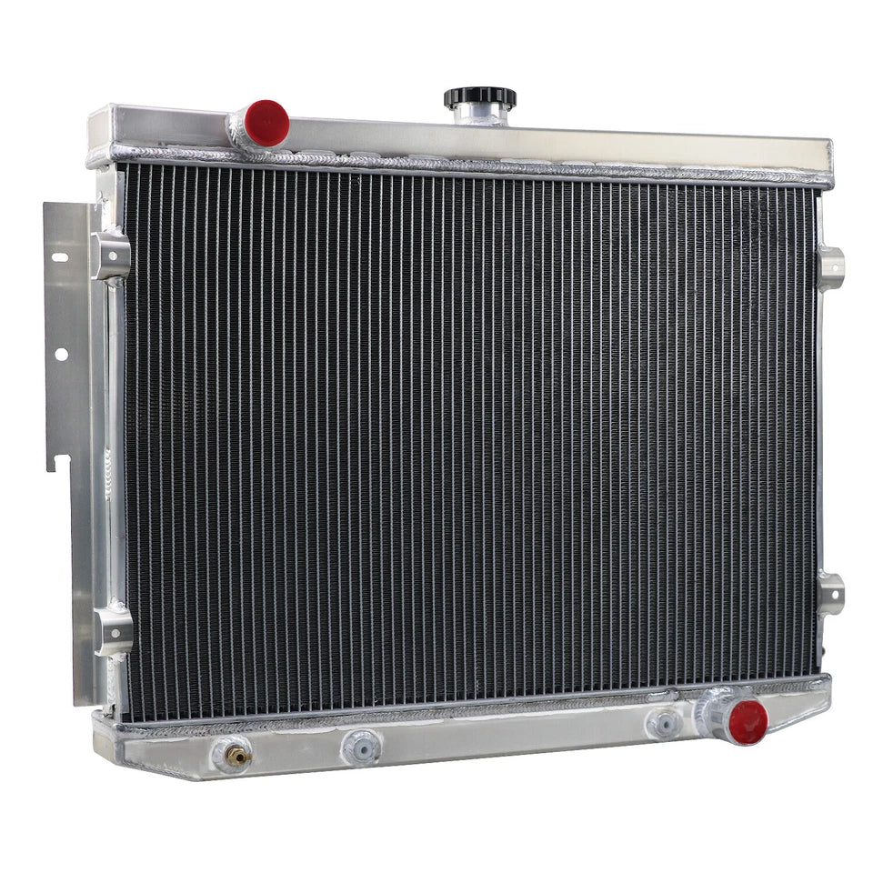 Box Radiator Satellite ASI Performance 3 Row Radiator For 1973-1974 DODGE CORONET CHARGER ...